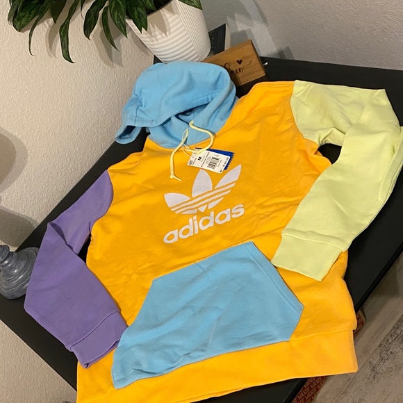 Adidas Multicolor Hoodie - Picture 1 of 6